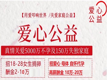 周至捐卵助孕生子 爱心志愿者招募